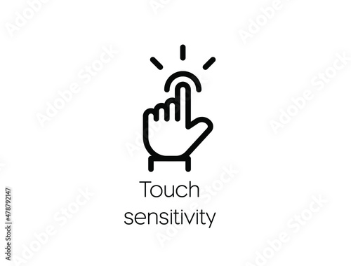 touch sensitivity icon
