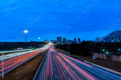 Canvas Print Highway 401
