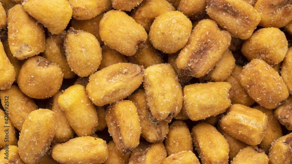 Closeup top view of fried corn. Food backdrop Closeup top view of fried corn. Food backdrop
