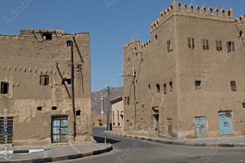 In the streets of the Old Town of Najran. Saudi Arabia.