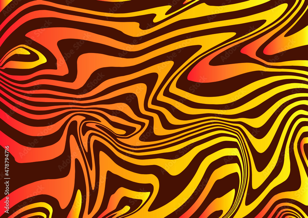 abstract background, psychedelic style with colors like tiger stripes