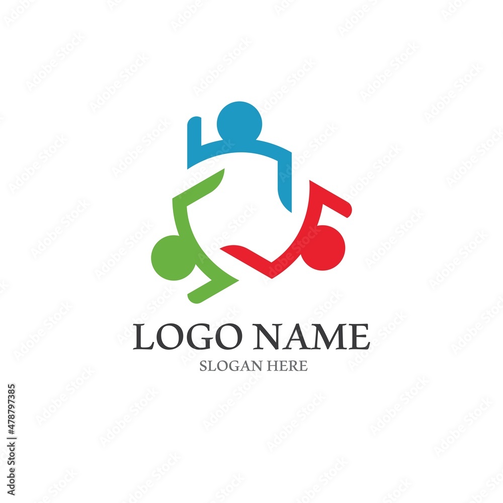 Community, network and social icon Community, network and social icon