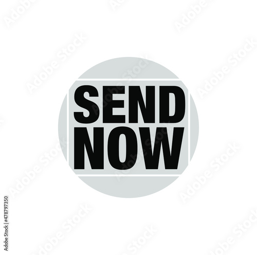 Wallpaper Mural see now text sticker. See now written on round shape. Torontodigital.ca