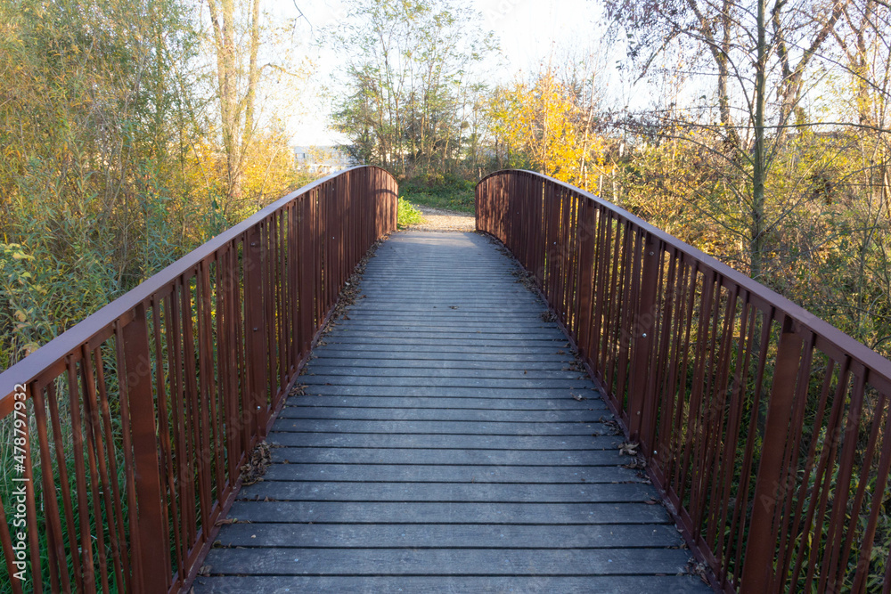 Passerelle sur le Morgon