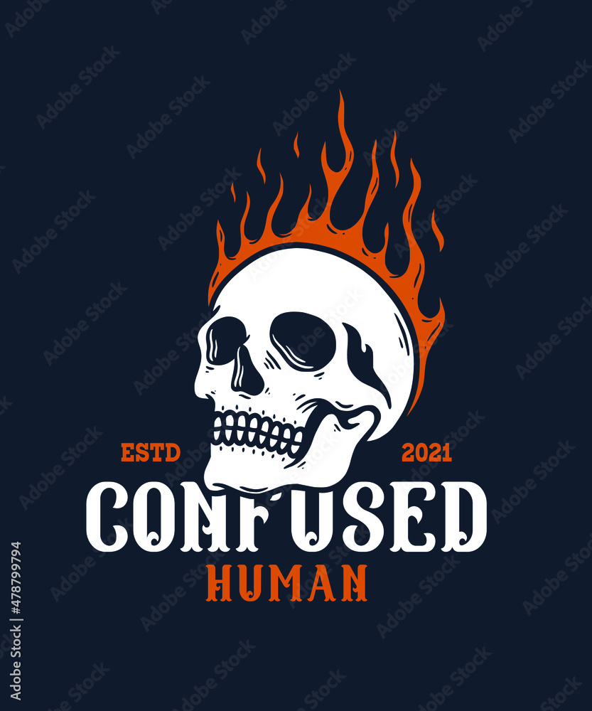 Skull Artwork Illustration for sale Skull Artwork Illustration for sale