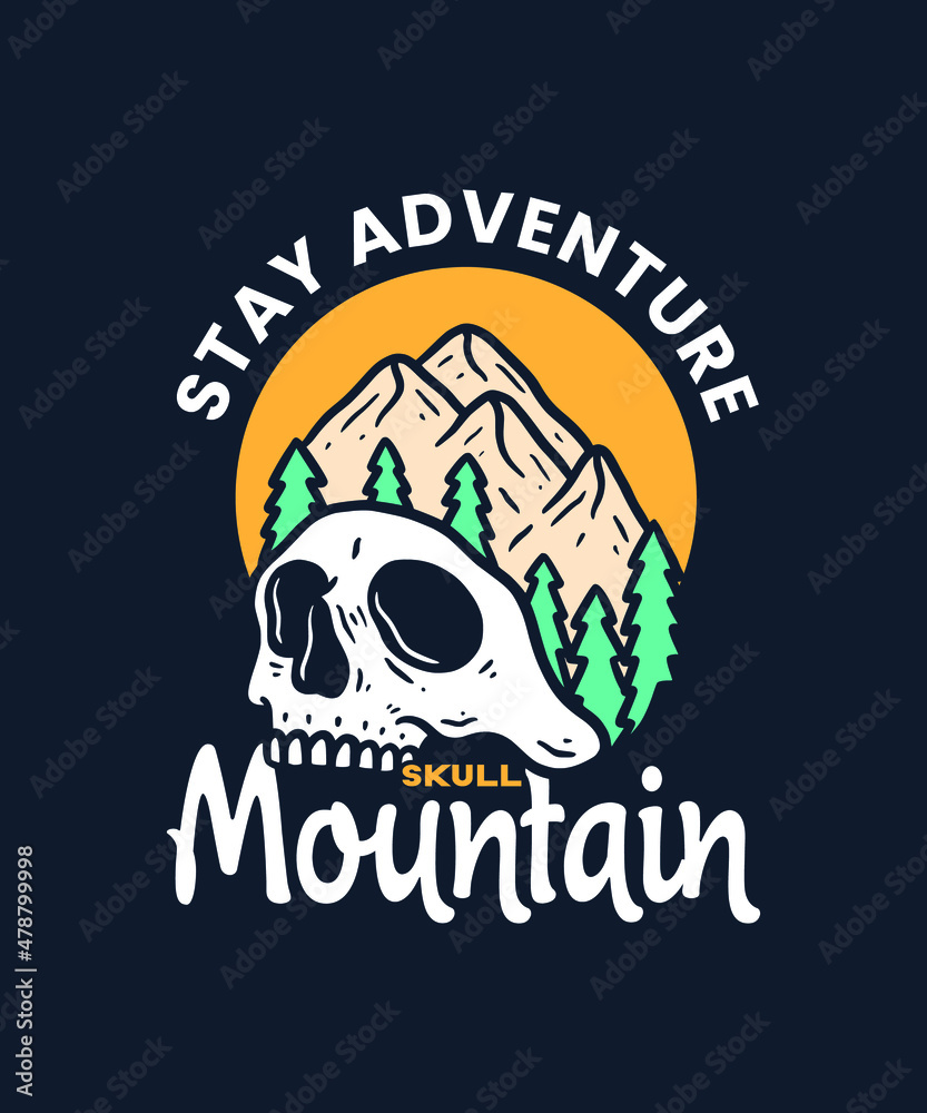 Fototapeta premium Skull Artwork Illustration for sale
