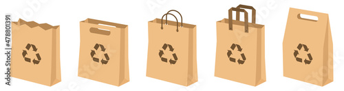 Sac Kraft Recyclage 8