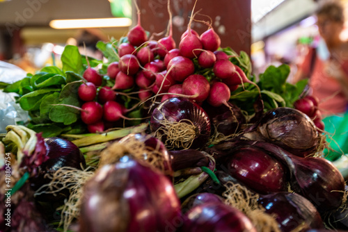 Fresh vegetables at the market
