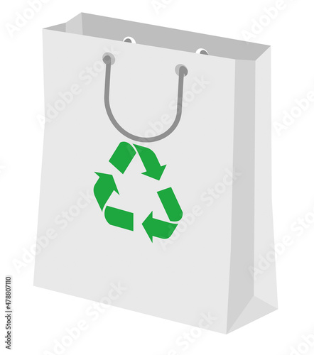 Sac Papier blanc Recyclage 4