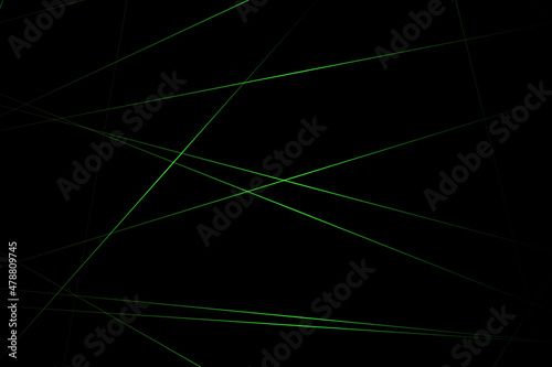 Abstract black with green lines, triangles background modern design. Vector illustration EPS 10.