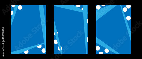 A set of contemporary modern design brochure, poster, banner, invitation, flyer, or etc.