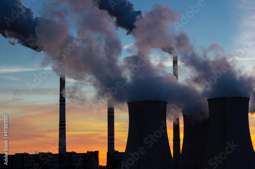 Coal burning powerplant