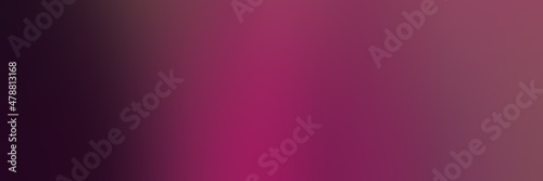 Banner with Smooth pink and black colors gradient background