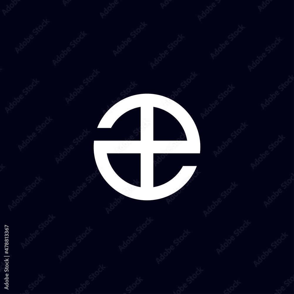 AE letter logo simple, elegant, abstract AE letter logo simple, elegant, abstract