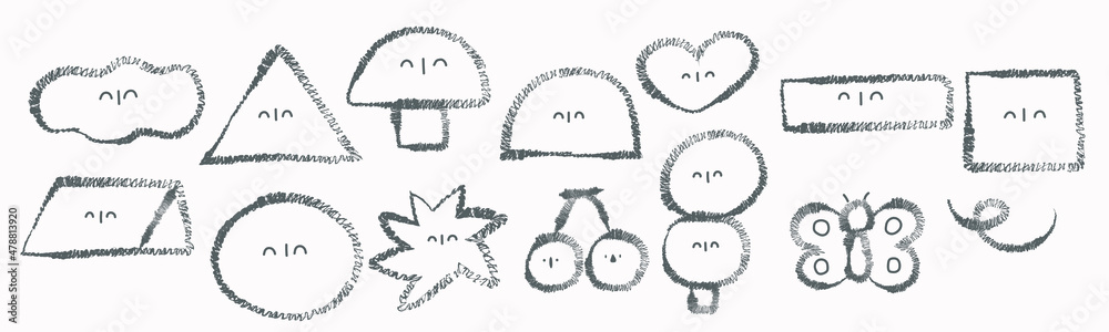art abstract doodle cute smile circle square cartoon boho color cute character vector illustration
line art abstract doodle cute smile circle square cartoon boho color cute character vector illustration
line