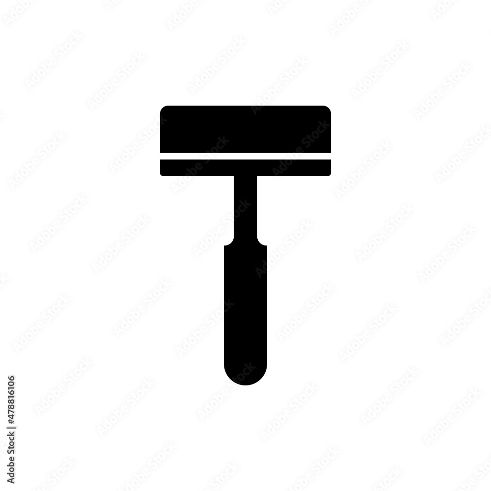 Shaving Razor Barbershop Glyph Icon Vector Illustration Shaving Razor Barbershop Glyph Icon Vector Illustration