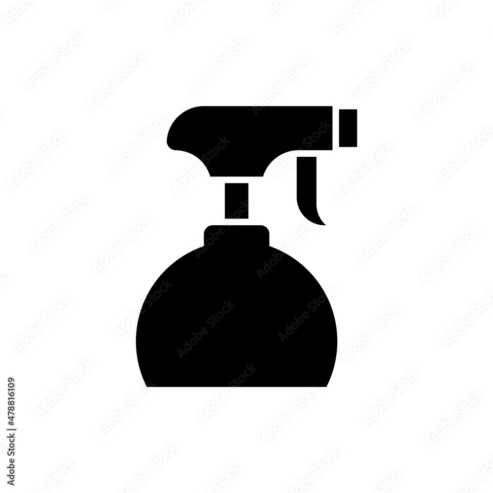 Sprayer Barbershop Glyph Icon Vector Illustration Sprayer Barbershop Glyph Icon Vector Illustration