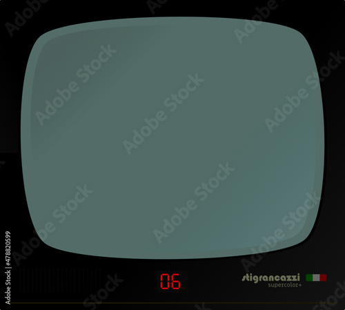 Retro Cathode-Ray Tube TV