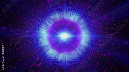 Pulsar star light in space