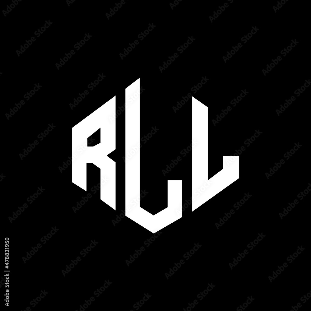 RLL letter logo design with polygon shape. RLL polygon and cube shape logo design. RLL hexagon vector logo template white and black colors. RLL monogram, business and real estate logo. RLL letter logo design with polygon shape. RLL polygon and cube shape logo design. RLL hexagon vector logo template white and black colors. RLL monogram, business and real estate logo.