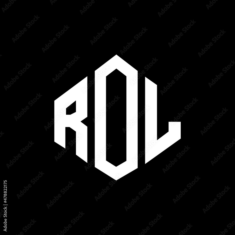 ROL letter logo design with polygon shape. ROL polygon and cube shape logo design. ROL hexagon vector logo template white and black colors. ROL monogram, business and real estate logo. ROL letter logo design with polygon shape. ROL polygon and cube shape logo design. ROL hexagon vector logo template white and black colors. ROL monogram, business and real estate logo.