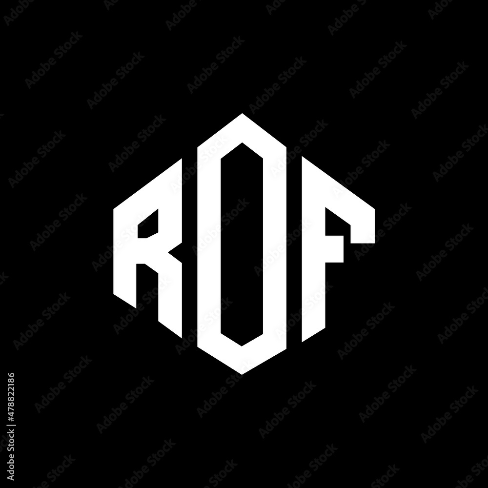 ROF letter logo design with polygon shape. ROF polygon and cube shape logo design. ROF hexagon vector logo template white and black colors. ROF monogram, business and real estate logo. ROF letter logo design with polygon shape. ROF polygon and cube shape logo design. ROF hexagon vector logo template white and black colors. ROF monogram, business and real estate logo.
