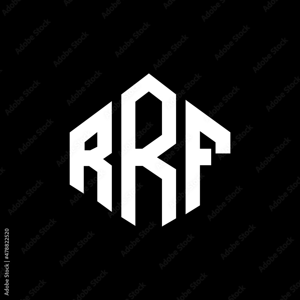 RRF letter logo design with polygon shape. RRF polygon and cube shape logo design. RRF hexagon vector logo template white and black colors. RRF monogram, business and real estate logo. RRF letter logo design with polygon shape. RRF polygon and cube shape logo design. RRF hexagon vector logo template white and black colors. RRF monogram, business and real estate logo.