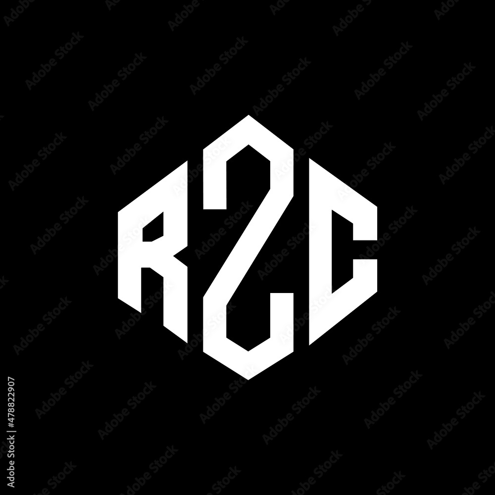 RZC letter logo design with polygon shape. RZC polygon and cube shape logo design. RZC hexagon vector logo template white and black colors. RZC monogram, business and real estate logo. RZC letter logo design with polygon shape. RZC polygon and cube shape logo design. RZC hexagon vector logo template white and black colors. RZC monogram, business and real estate logo.