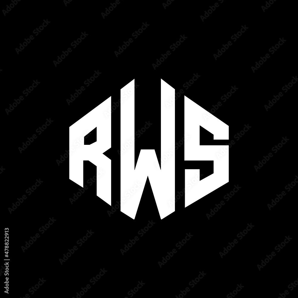 RWS letter logo design with polygon shape. RWS polygon and cube shape logo design. RWS hexagon vector logo template white and black colors. RWS monogram, business and real estate logo. RWS letter logo design with polygon shape. RWS polygon and cube shape logo design. RWS hexagon vector logo template white and black colors. RWS monogram, business and real estate logo.