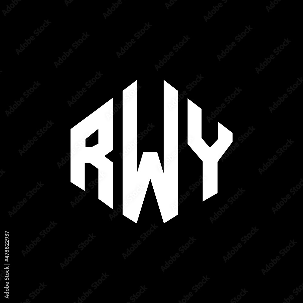 RWY letter logo design with polygon shape. RWY polygon and cube shape logo design. RWY hexagon vector logo template white and black colors. RWY monogram, business and real estate logo. RWY letter logo design with polygon shape. RWY polygon and cube shape logo design. RWY hexagon vector logo template white and black colors. RWY monogram, business and real estate logo.