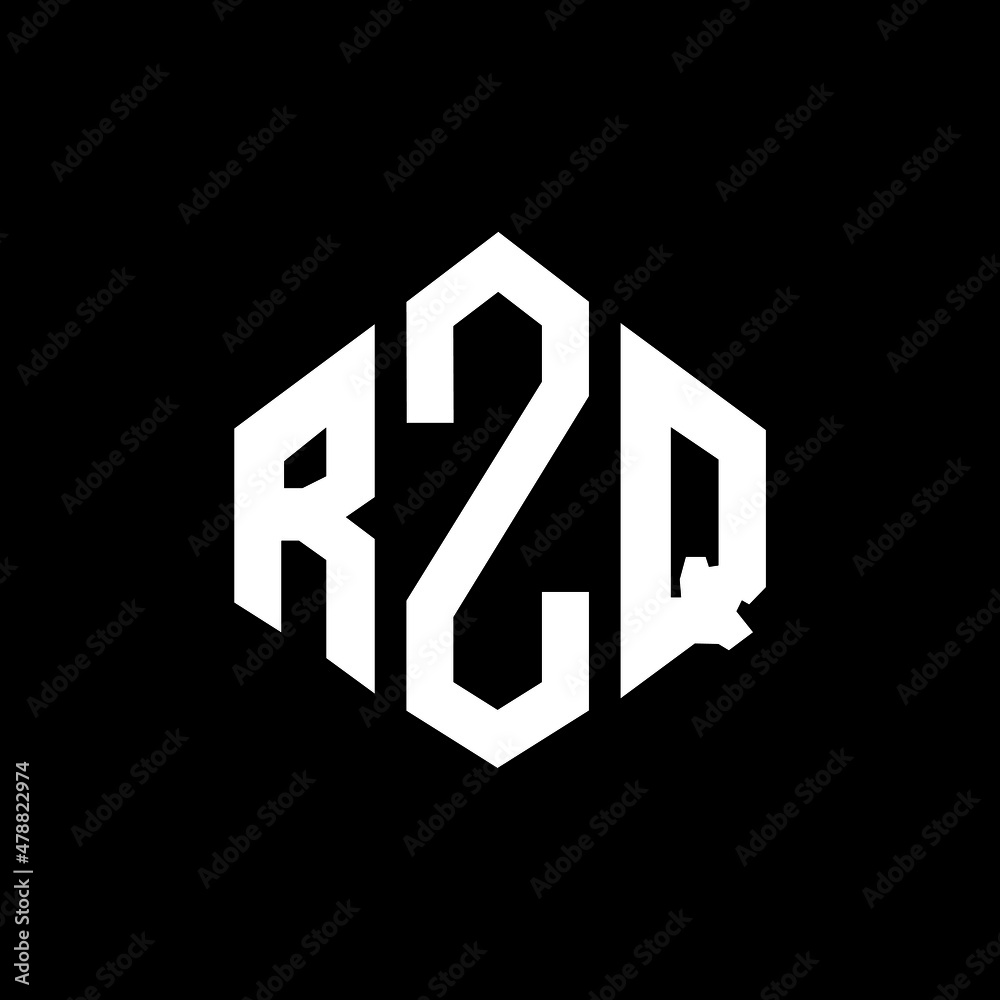 RZQ letter logo design with polygon shape. RZQ polygon and cube shape logo design. RZQ hexagon vector logo template white and black colors. RZQ monogram, business and real estate logo. RZQ letter logo design with polygon shape. RZQ polygon and cube shape logo design. RZQ hexagon vector logo template white and black colors. RZQ monogram, business and real estate logo.