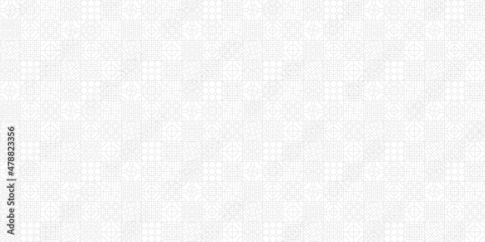 Chinese lattice window background. Seamless pattern. Vector. 中国の格子窓のパターン