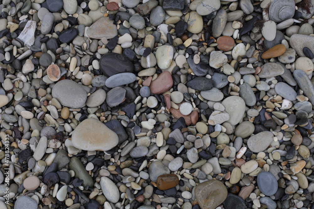 Naklejka premium stones on the beach