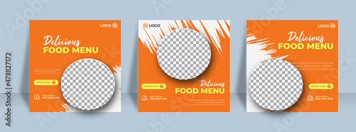 Special Burger modern Fast food business promotion web banner template design. Restaurant healthy burger online sale social media marketing cover or flyer for social media template