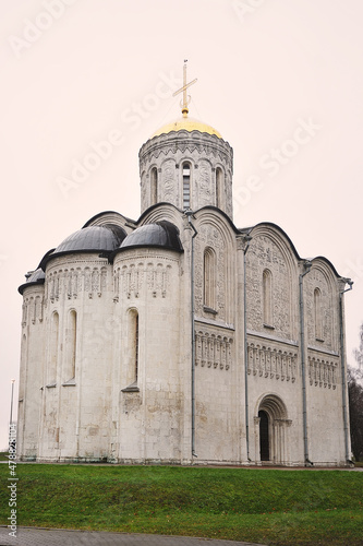 view of the Dmitrievsky Cathedral in Vladimir photo