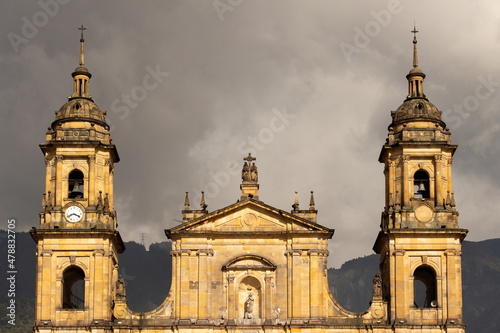 Primatial Cathedral Of Bogota, Colombia. photo