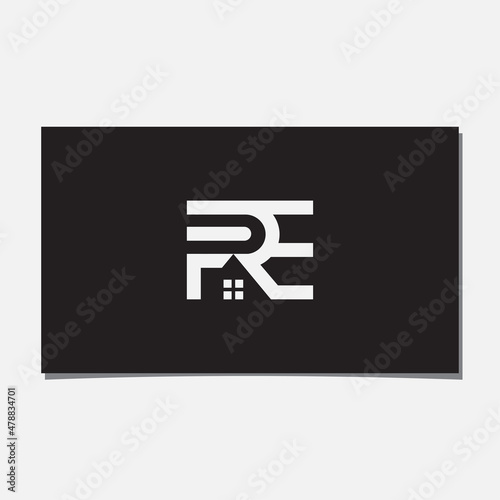 FRE INITIAL HOUSE OR ROOF LOGO DESIGN