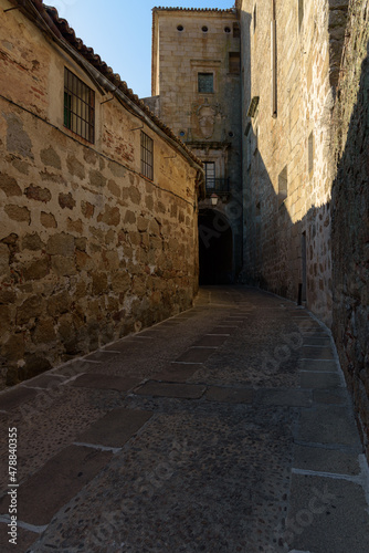 Palace of the Marquis of Mirabel in the old town of Plasencia, Caceres, Extremadura, Spain © JMDuran Photography