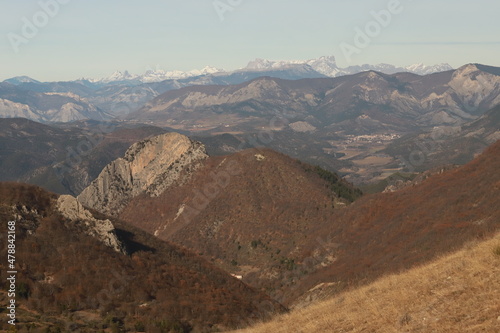 rando hivernale dans les Alpes de Haute Provence