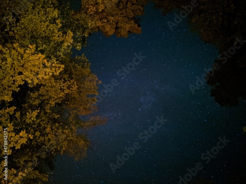 Stars in the night sky, astrophotography
