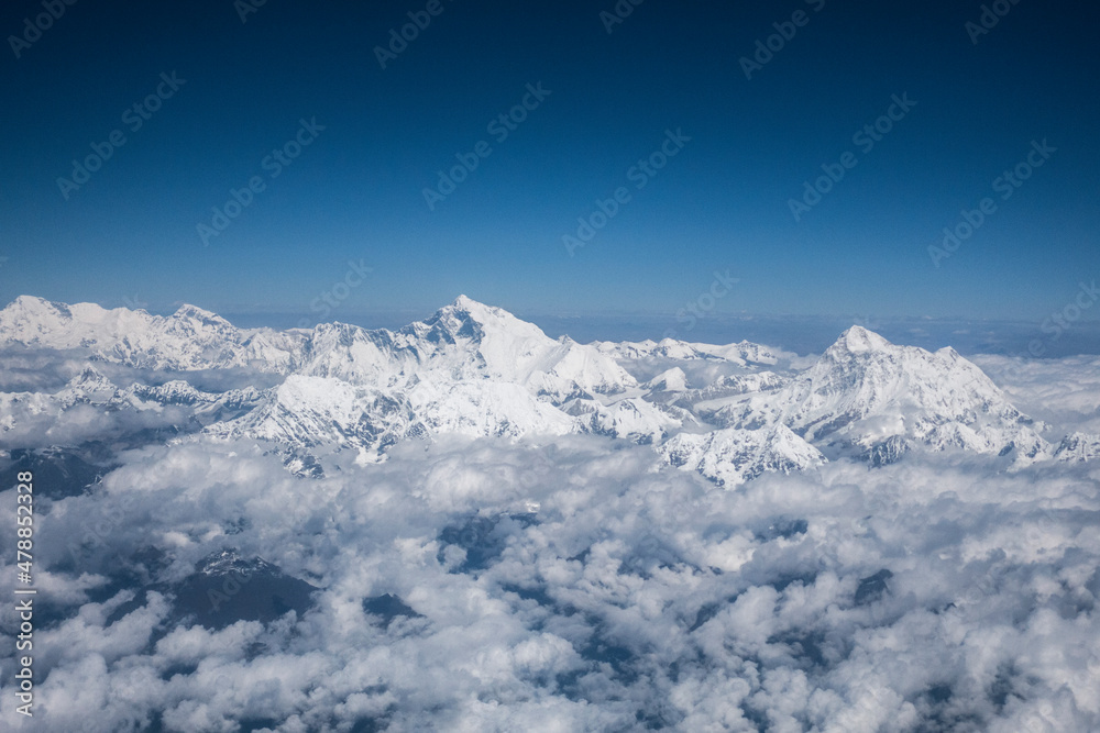 Mount Everest Himalayan Mountains Nepal Asia Mount Everest Himalayan Mountains Nepal Asia