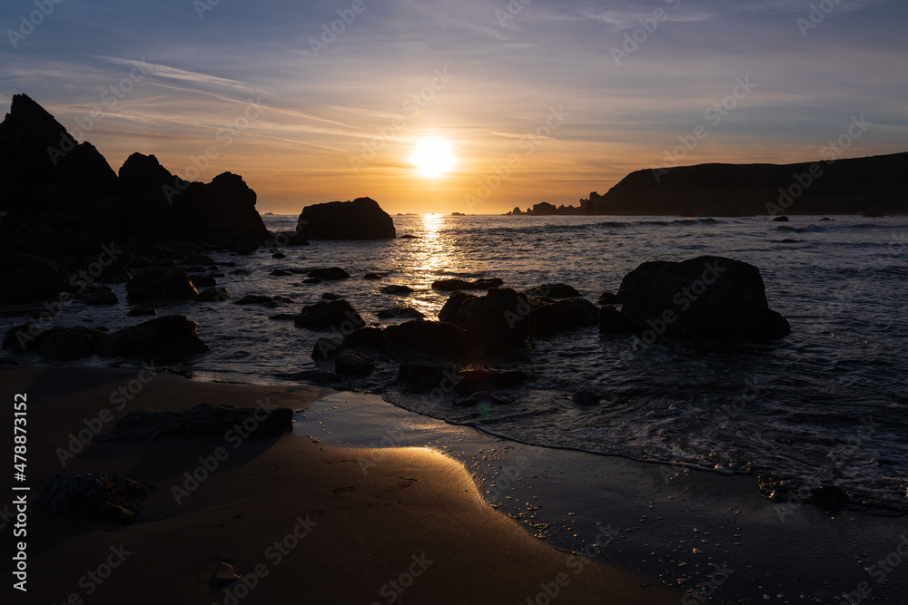 Oregon coast sunset 