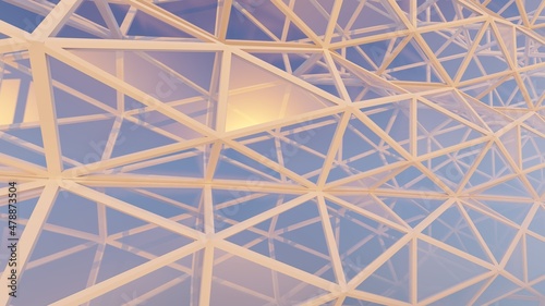 ceiling of a building