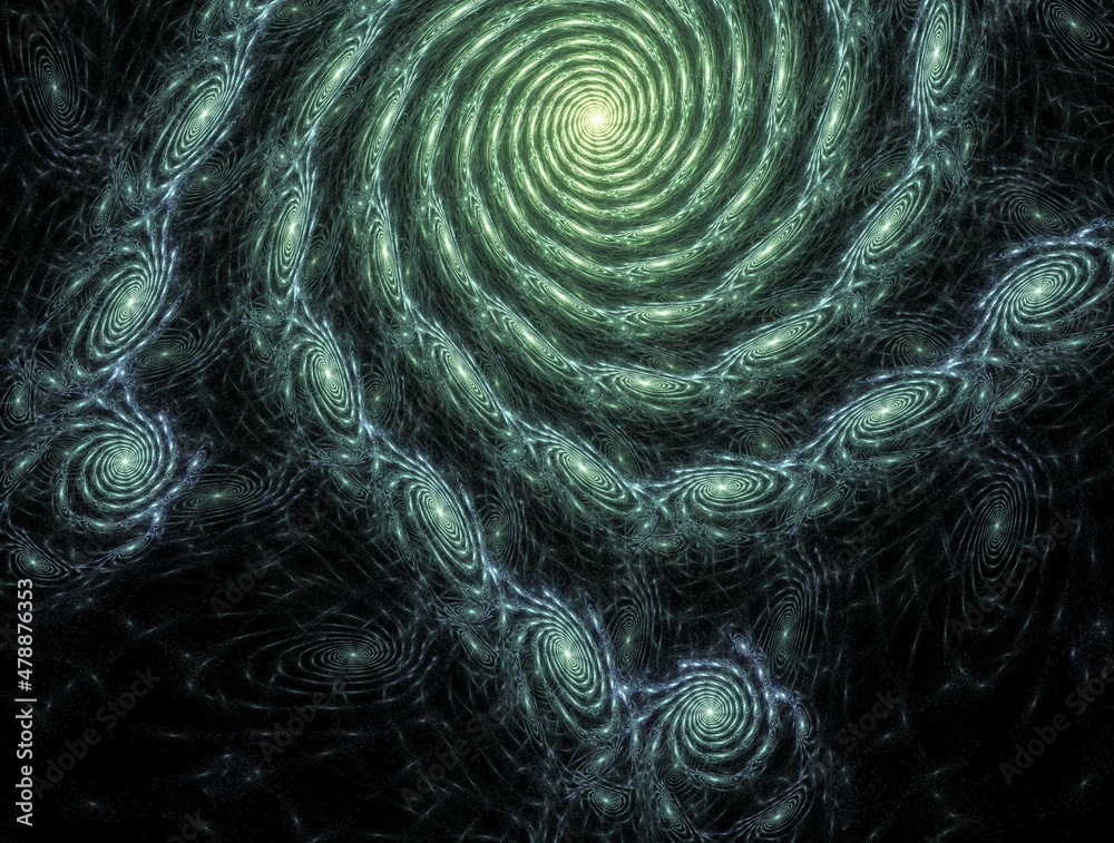 Naklejka premium Imaginatory fractal abstract background Image