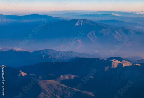 Fototapeta Naklejka Na Ścianę i Meble -  Seeing the californian landscape from above