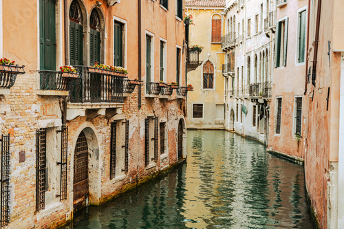 Lovely Venetian nook on sunny summer day