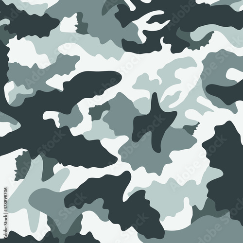 winter snow gray soldier stealth battlefield brown camouflage stripe pattern military background suitable for print cloth