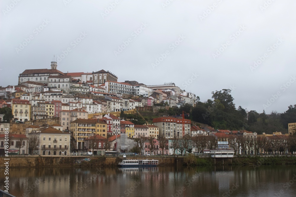 Beautiful view of Coimbra city