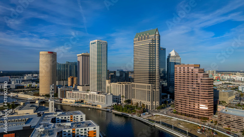 Aerial View Of The City Of Tampa, Florida