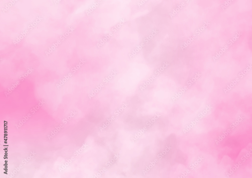 水彩　ピンク　背景　フレーム　テクスチャ
春　桜